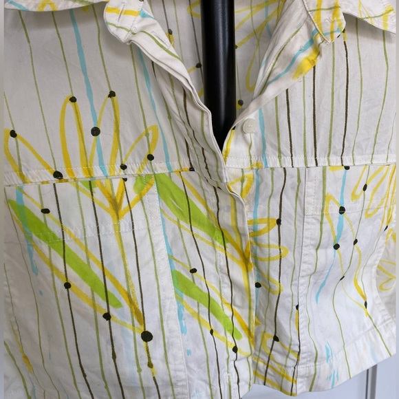 Zara Cropped Collared Top - Picture 3 of 4